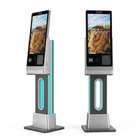 Kiosco de Autoservicio con Iluminación LED Sinmar, Kiosco de Pedidos y Pagos Todo en Uno para Interiores con Impresora