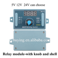 Module de relais temporisé réglable DC 5V 12V 24V 10A, 32 modes, minuterie numérique LED, interrupteur de contrôle de temporisation, cycle pulsé
