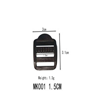 Vente directe d'usine, accessoires de bagages en POM, imperméables, robustes et sûrs. Accessoires à œillets noirs en stock