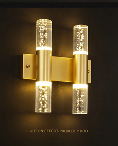 Minimalist LED Luxury Crystal Bubble Wall <b>Lights</b> Living Room Background Bedroom Porch Decor Wall <b>Sconces</b> Home Bedside Wall Lamps - Product Image 3