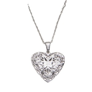 2401 <strong>Meise</strong> Hot Jewelry Stainless Steel Necklace Silver Gold Hollow Can Open Heart Frame Photo Box - Product Image 1