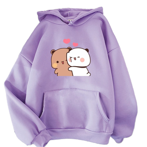 เสื้อฮู้ดดี้ผ้าทอติดกระดุมสำหรับผู้ชาย Evertop แบบเรียบง่าย ดีไซน์เนอร์สตรีทแวร์ ระบายอากาศได้ดี รับผลิตแบบ OEM/ODM เสื้อสเวตเชิ้ตลายอนิเมะสำหรับฤดูหนาว - Product Image 1