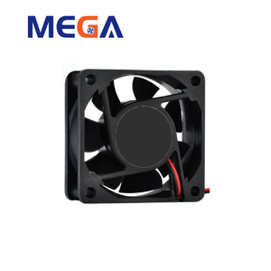 Ventilateur de refroidissement sans balais DC 60x60x25mm 6025 ignifuge UL94V-0 à 7 pales haute efficacité 26.9CFM OEM ODM - Product Image 1
