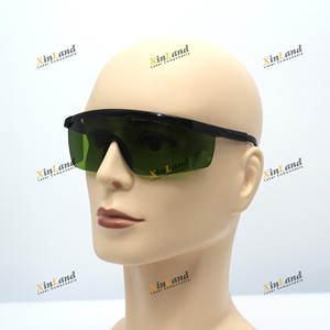 Demi-monture fibre 1064nm infrarouge Nd Yag Laser lunettes de sécurité lunettes de Protection des yeux pour le marquage de nettoyage de découpe Laser - Product Image 1
