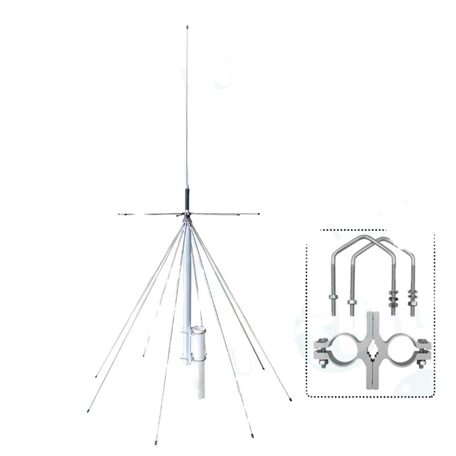 Outdoor Discone Base Station Antenna Omni 25-3000MHz Super Scanner Antenna