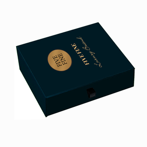 Emballage de bouteille de parfum de marque de luxe personnalisé de haute qualité fait à la main en relief et stratification brillante style coulissant boîte recyclée - Product Image 5