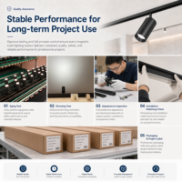 Système d'éclairage LED magnétique modulaire sur rail linéaire réglable pour plafond, compatible HomeKit, idéal pour les bureaux