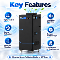 Nouvelle Machine de Filtration de Fumée à Motif Unique pour Imprimante DTF, Sécheuse à Poudre et Four pour Imprimante DTF - Offre Spéciale