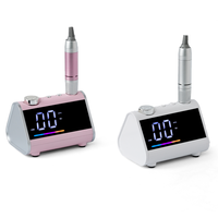 Ponceuse à ongles électrique professionnelle personnalisable avec pédale, moteur brossé 35000 tr/min, puissante, avec embouts de ponçage
