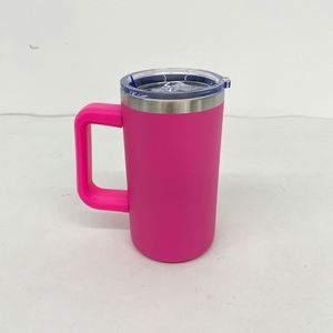 Vasos Térmicos Deportivos de 20oz con Diseño de Macaron, Sublimables, en Stock, Taza de Viaje para Café con Asa Extraíble - Product Image 4