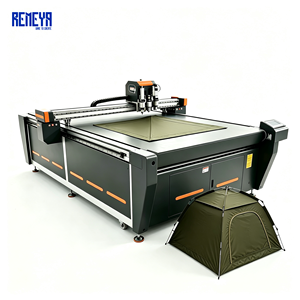 Machine de découpe à couteau oscillant, précision fiable, utilisation facile, pour tissus industriels enduits, REMEYA, résistance des tissus, nombre de couches - Product Image 1