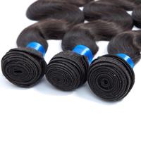Lot de 100 mèches de cheveux humains vierges bruts non traités, naturels noirs péruviens, Remy, brésiliens, ondulés, avec closure