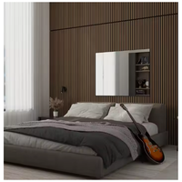 Matériau d'intérieur moderne Décoration murale Panneau acoustique en MDF Panneau mural acoustique en bois pour animaux de compagnie