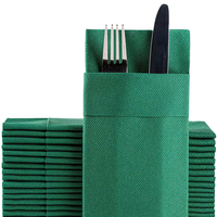 Serviettes en papier LIDER, best-seller, 1 plis, en papier aérée, personnalisées, style sac, pour couverts