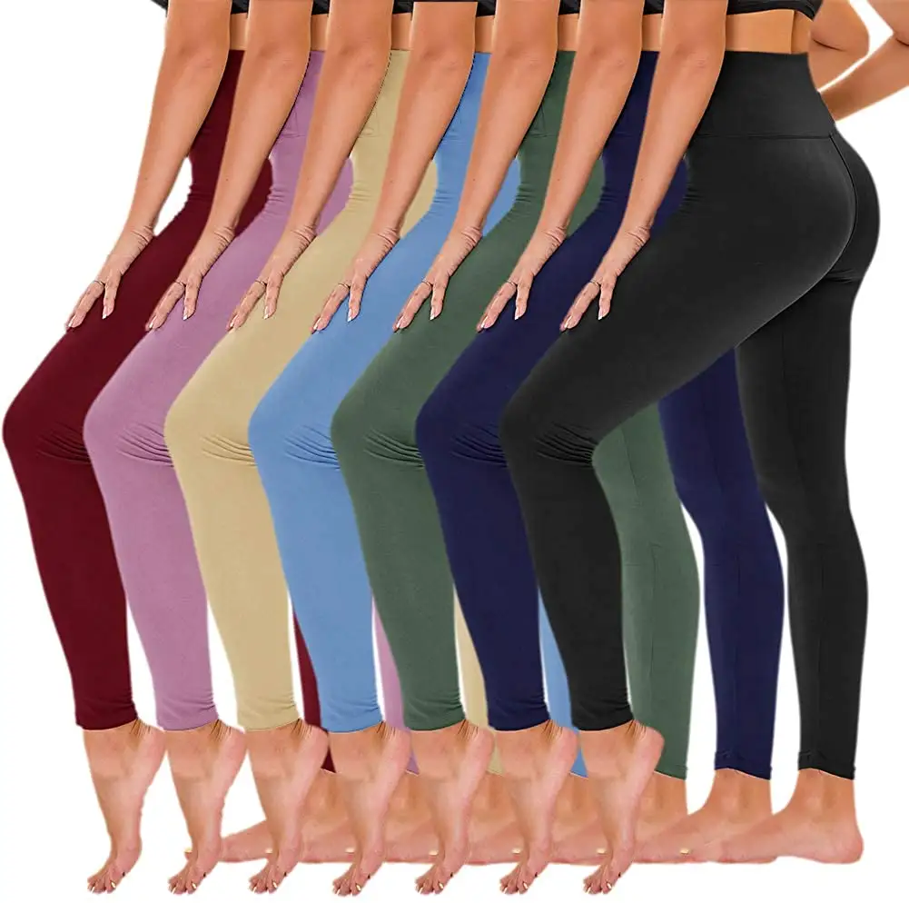 Vendite dirette in fabbrica di pantaloni sportivi da Yoga Leggings a vita alta Leggings da palestra Casual da donna