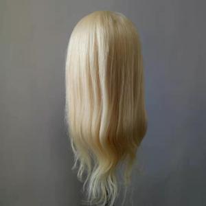 Mannequin pour coiffure, cheveux naturels, bon marché pour <span class=keywords><strong>coloration</strong></span>, coiffure et barbier, vente en gros - Product Image 3