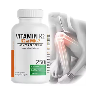 OEM ODM Vitamin K2 MK-7 Kapsülleri GDO'suz Glutensiz Formül Sağlıklı Kemikler ve Bağışıklık Sistemini Destekler - Product Image 5