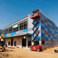 Platform Lift Gunting Listrik Mobile Bertenaga Baterai CE ISO 320kg 4m hingga 18m dengan Dek Ekstensi 900mm