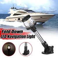Xiamen Sunshine Marine Bateau Rabattre DE Navigation LED Ancres de Poupe Lumière 12-24V Avec Base Réglable