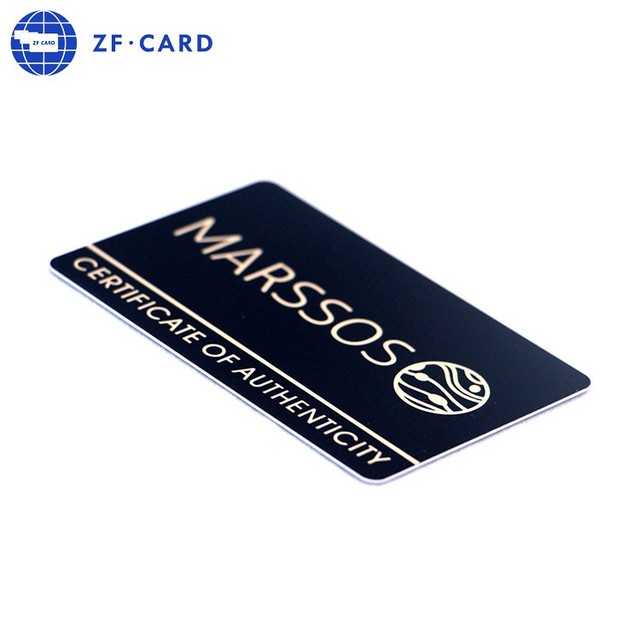 Silver Embossed Number 13.56mhz (R) Classic 1K NFC RFID Custom Printed Hotel Room Key Card