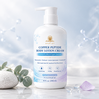 Crème Corporelle Raffermissante et Lissante au Cuivre Peptidique, au Squalane et à l'Huile de Jojoba, Hydratant Nourrissant pour Peaux Rugueuses (Vente en Gros)