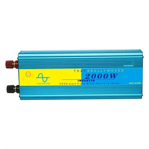 Inverter a onda sinusoidale pura da 12/24V a ca 110/220V ad alte prestazioni 2KW