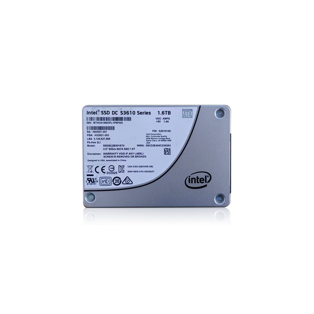 SSDSC2BX016T4 SSDSC2BX016T401 for Intel S3610 1.6TB MLC SATA III 6Gb/s MLC 2.5"7mm Enterprise Solid State Drive SSD