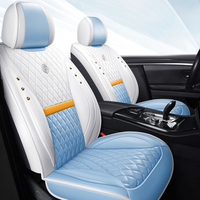 Housse de siège de voiture universelle pour 90% des berlines SUV Cuir durable Réglable Design lion tendance pour la plupart des voitures à cinq sièges