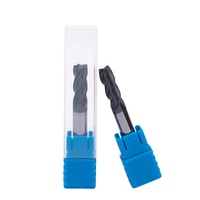 Outils de coupe CNC en carbure de tungstène, 4 cannelures, carrées, plates, de longueur, comme le japon coréen fabriqué en chine, HRC45