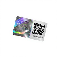 Autocollants adhésifs en PET à gratter personnalisés pour cadeaux, imprimés en sérigraphie, anti-contrefaçon au laser, fabriqués en Chine pour l'emballage
