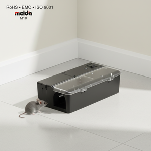 Piège <span class=keywords><strong>à</strong></span> souris électrique haute tension pour intérieur, matériau PP sûr, attrape-rongeurs domestique, station d'appât, produits de lutte antiparasitaire - Product Image 1