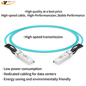 Cavo in Fibra Ottica Attiva YTOPTO 25G SFP28 AOC 850nm OM3 1m~100M Compatibile con Cisco/Juniper/MikroTik/Ubiquiti per Telecomunicazioni - Product Image 2