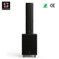 Lasesound 9004 Subwoofer professionnel de 18 pouces 1200W RMS 2400W de crête Haute pression sonore 134dB Haut-parleur audio de scène Certifié CE RoHS