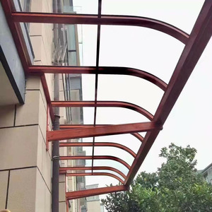 발코니 용 금속 알루미늄 브래킷 폴리 카보네이트 도어 캐노피 천막 - Product Image 2