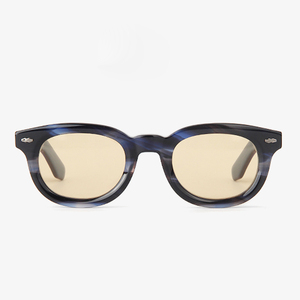Nouvelles lunettes de soleil tendance personnalisées en acétate carrées dorées avec protection UV légères - Product Image 1