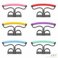 Bande de Résistance en Silicone en Forme de 8 pour Vente en Gros, Corde de Yoga pour Étirements du Dos 10-30 LBS, Logo Personnalisé OEM
