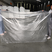 Sacs en plastique transparents en PE de grande taille personnalisables en LDPE en gros, fond carré de 200 cm, pour l'emballage