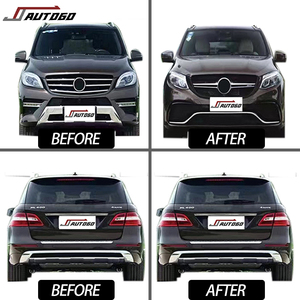 Kit de conversión de faros delanteros de coche, Kit de carrocería estilo w166 Old to New Facelift GLE63 <span class=keywords><strong>GLE</strong></span> <span class=keywords><strong>AMG</strong></span> <span class=keywords><strong>63</strong></span>, 2015, 2016, 2017, <span class=keywords><strong>2018</strong></span> y 2019 ML - Product Image 2