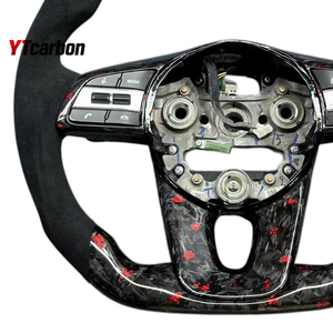 Volante Deportivo de Fibra de Carbono Real Personalizado YTcarbon para <span class=keywords><strong>Xceed</strong></span> GT, Accesorios Interiores para Auto - Product Image 3