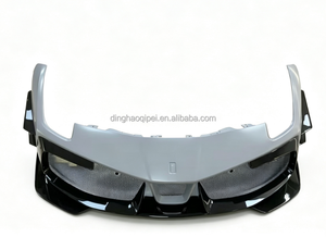 Paragolpes Delantero Ligero de Fibra de Carbono Estilo <span class=keywords><strong>Ferrari</strong></span> 488 EVO, Directo de Fábrica, Alta Calidad - Product Image 2