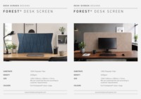 Écran de bureau insonorisant en PET, cloison acoustique pour postes de travail en open space