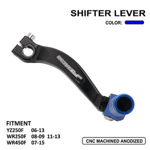 JFG YZ250F WR250F <span class=keywords><strong>WR450F</strong></span> <span class=keywords><strong>2007</strong></span> de 2015 de aluminio CNC palanca de cambios Pedal de cambio palanca para YAMAHA - Product Image 2