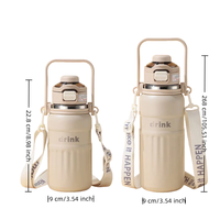 Gobelet isotherme OEM en acier inoxydable 316 de 800 ml (27 oz) avec double couvercle à clapet anti-fuite sans BPA – Cadeau d'affaires