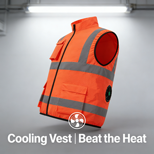 <span class=keywords><strong>Chaleco</strong></span> Reflectante de Alta Visibilidad y Seguridad con Dos Ventiladores de Enfriamiento, <span class=keywords><strong>Chaleco</strong></span> de Trabajo con Aire Acondicionado y Alimentación USB para Construcción - Product Image 4