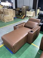 Modernes Elektrisches Echtleder-Kino-Heimkino-Relaxsofa mit Umweltfreundlichem Design für das Wohnzimmer