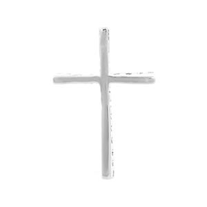 Bijoux de luxe fait à la main, pendentif en pierre précieuse en diamant rubis naturel, pendentif en croix en or blanc massif 18K, cadeau d'anniversaire - Product Image 4