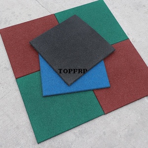 Dalles de sol antidérapantes en caoutchouc EPDM pour extérieur, parcs, écoles, gymnases, épaisseur de 15 mm à 50 mm - Product Image 2