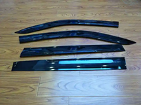 KQD-Pare-vent de porte auto noir mat pour Hyundai Tuscon, pare-soleil/pluie, déflecteurs de vent, 4 pièces