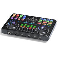 Microphone à condensateur professionnel BHA BM800+AT350 48V avec mixeur audio, suppression du bruit, alimentation fantôme, double streaming filaire en direct