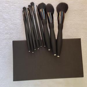 Maange-ensemble de pinceaux de maquillage, brosses de luxe <span class=keywords><strong>sexy</strong></span>, diamant noir, avec logo privé, boîte, vente en gros, 9 pièces, - Product Image 6